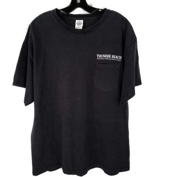 Thunder Beach Motorcycle Rally T Shirt XL 2010 Panama City Beach Biker Pirates - Picture 3 of 9